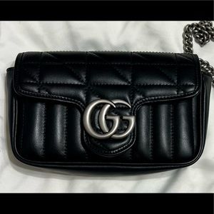 Gucci Marmont GG Matelasse Super Mini
